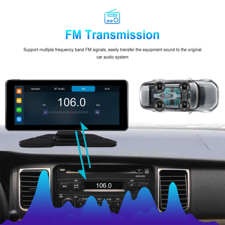 6.86 Inch 4KDVR Smart Screen Player, Specification: Standard+Reversing Camera - Car MP3 & MP4 & MP5 by buy2fix | Online Shopping UK | buy2fix