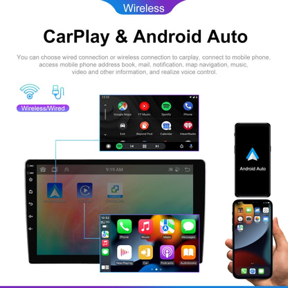 9 inch 6+128G Android Universal HD Large Screen Car Bluetooth Player Android GPS Navigation Integrated Machine(Standard+AHD Camera) - Car MP3 & MP4 & MP5 by buy2fix | Online Shopping UK | buy2fix
