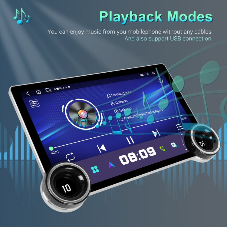 11.8 Inch 4+64G Dual Knob Player Android Large Screen Navigation Wireless CarPlay Reversing Image(Standard) - Car MP3 & MP4 & MP5 by buy2fix | Online Shopping UK | buy2fix