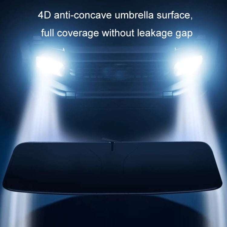 145x80cm Car Front Windshield Sun Protection Laser Sunshade Blinds, Style: Double Circle Sun Visor - Window Foils & Solar Protection by buy2fix | Online Shopping UK | buy2fix