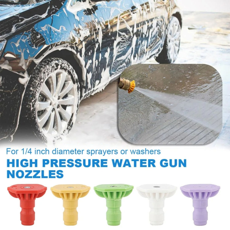 High-pressure Car Washer Nozzle Fan-shaped 1/4 Quick Plug Connector Water Rifle Parts, Specification: Mist Nozzle - Car Washer & Accessories by buy2fix | Online Shopping UK | buy2fix