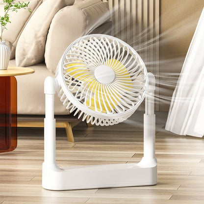 Portable Retractable USB Home Desktop Fan Large Wind Power Outdoor Ceiling Fan, Model: Charging Model - Electric Fans by buy2fix | Online Shopping UK | buy2fix