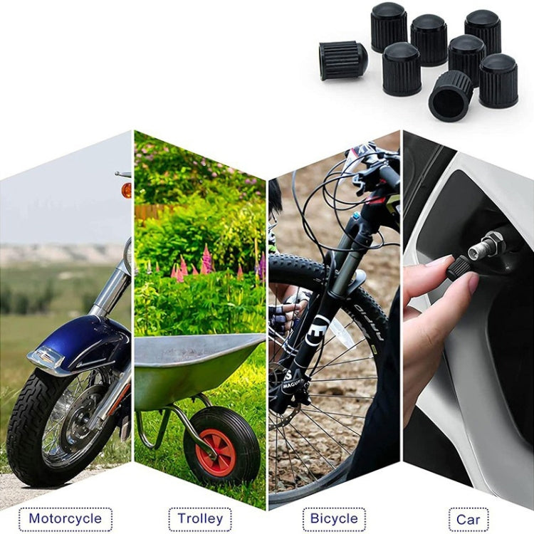 30pcs Car Bicycle Plastic Tire Valve Cap(0.95x1.25cm) - Tire Valve Caps by buy2fix | Online Shopping UK | buy2fix