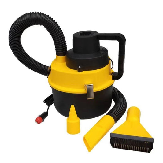 Vehicle Vacuum Cleaner For Wet And Dry Use Large Round Tub Car Cleaning Tool, Style: 12V Car Model - Vacuum Cleaner by buy2fix | Online Shopping UK | buy2fix
