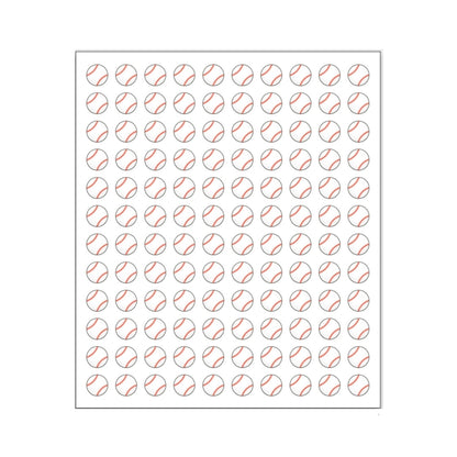 20Sheets /Pack  (2400 Stickers Total) Sports Ball Stickers for Scrapbooking, Crafting(Baseball) - Sticker by buy2fix | Online Shopping UK | buy2fix