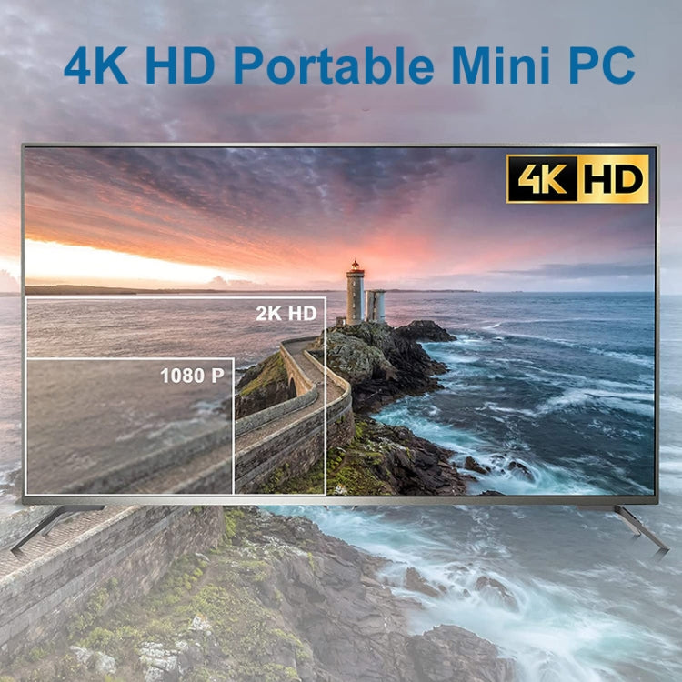 GK3Plus N100 8G+256G UK Plug 12th Intel Alderlake Dual HDMI+VGA Triple Display 4K HD Pocket Mini PC - Windows Mini PCs by buy2fix | Online Shopping UK | buy2fix