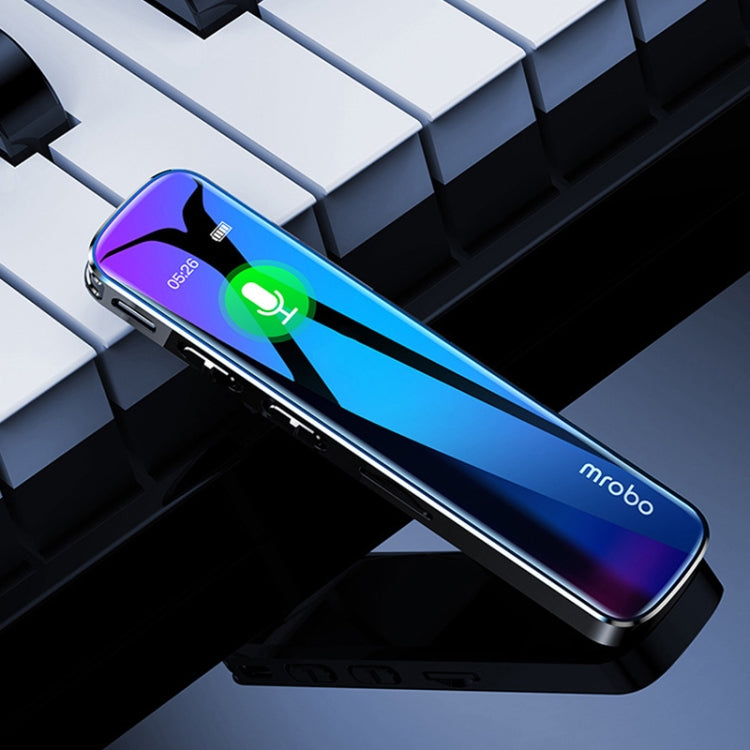 Mrobo RV-19 0.96-inch HD Screen 3D Noise Reduction Recording Pen Music Player, Capacity: 128GB(Black) - Recording Pen by Mrobo | Online Shopping UK | buy2fix