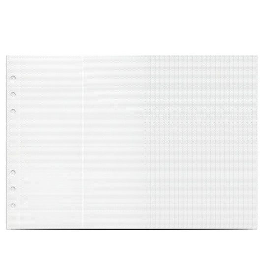 25sheets /Set A5 6 Holes Save Money Challenge Envelopes Replacement Inner Page, Spec: Double-grid - Notebooks by buy2fix | Online Shopping UK | buy2fix