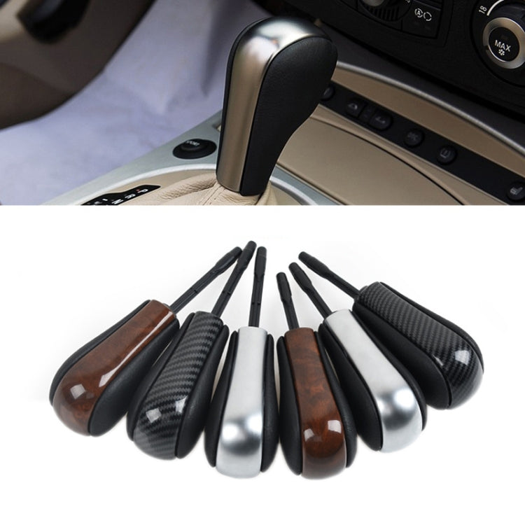 For BMW E Chassis Gear Lever Head, Universal For Left And Right Driving, Style: 3/5/7 Series X3 Z3 X6 Round Head Walnut - Shift Knob by buy2fix | Online Shopping UK | buy2fix