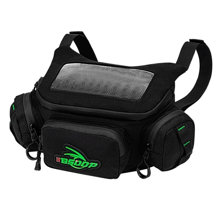 BSDDP Motorcycle Front Bag Waterproof Multifunctional Riding Waist Bag(Green Label) - Bags & Luggages by BSDDP | Online Shopping UK | buy2fix