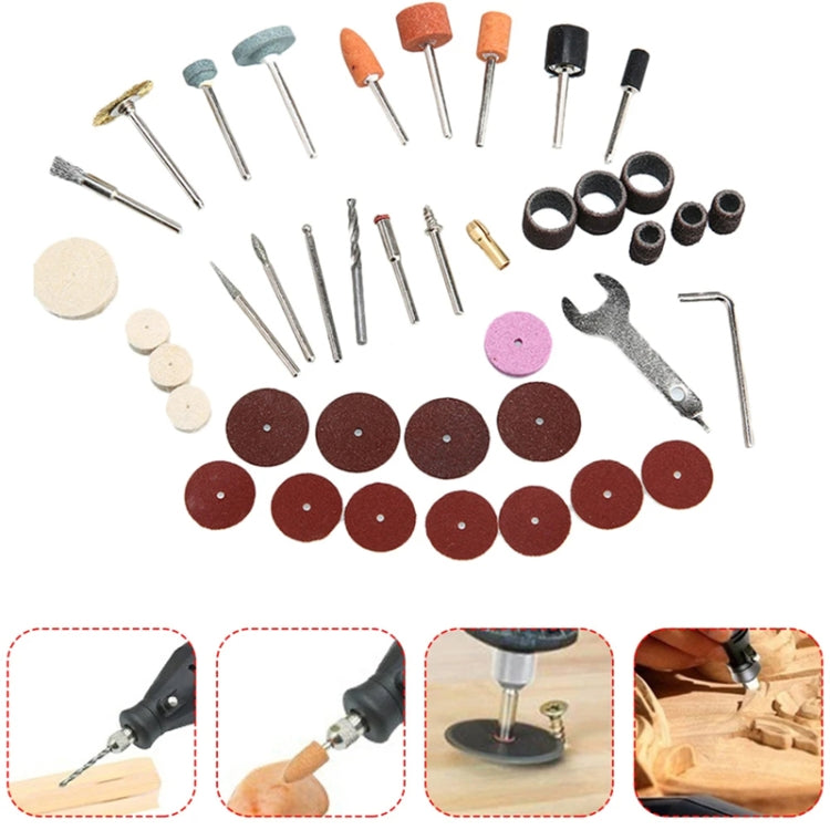 VICOVER Small Adjustable Speed Electrical Grinder Set Jade Carving Pen Polishing Tool EU Plug, Model: 147pcs Parts+Soft Shaft - Abrasive Tools & Accessories by VICOVER | Online Shopping UK | buy2fix