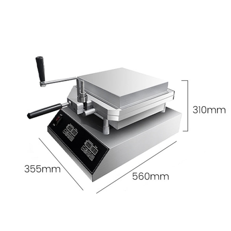 Japanese Paper Thin Seafood Cracker Pancake Machine UK Plug 220V 2800W - Bulit-in Ovens & Accessories by buy2fix | Online Shopping UK | buy2fix