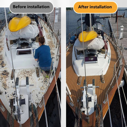 240x60x0.6cm Yacht RV Modification Imitation Teak Floor EVA Anti-slip Mat - Floor Mats by buy2fix | Online Shopping UK | buy2fix