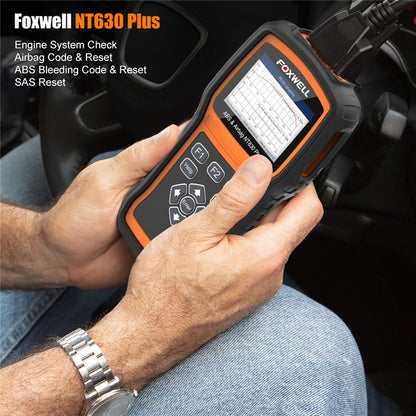 FOXWELL NT630 Plus OBD2 Scanner SRS ABS Code Reader SAS OIL EPB Reset Diagnostic - Code Readers & Scan Tools by FOXWELL | Online Shopping UK | buy2fix