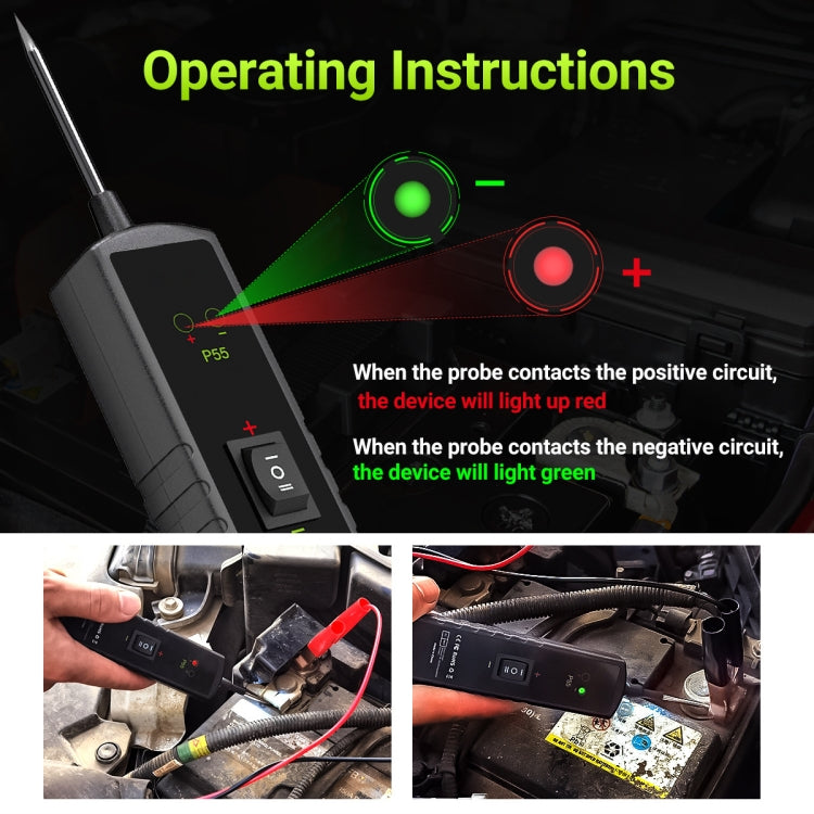 Automotive Electrical Circuit Tester System Short Circuit Tracking Positioning Diagnostic Instrument(P55) - Code Readers & Scan Tools by buy2fix | Online Shopping UK | buy2fix
