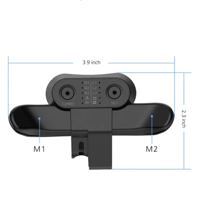 For PS4 Controller Back Button Attachment Programmable & TURBO Function - Others by buy2fix | Online Shopping UK | buy2fix