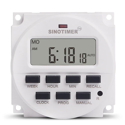 SINOTIMER TM618N-3 24V 7 Days Weekly Programmable Digital Electronic Timer Switch - Switch by SINOTIMER | Online Shopping UK | buy2fix