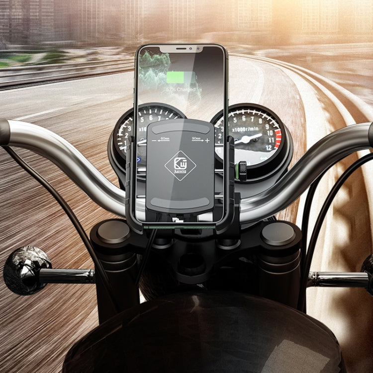 Kewig M8S Bicycle Aluminum Navigation Mount Outdoor Cycling Cell Phone Holder(Silver) - Holder by Kewig | Online Shopping UK | buy2fix