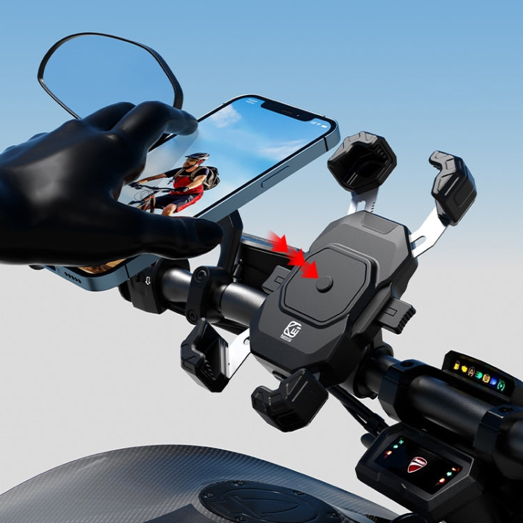 Kewig Motorcycle Navigation Phone Holder Outdoor Riding Charging Bracket, Model: M11-G2-A1 - Holder by Kewig | Online Shopping UK | buy2fix