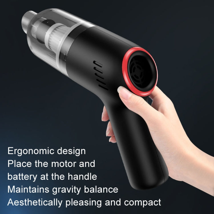 Wireless Charging Car Vacuum Cleaner Mini Handheld High Power Wet and Dry Vacuum Cleaner, Color: White - Vacuum Cleaner by buy2fix | Online Shopping UK | buy2fix