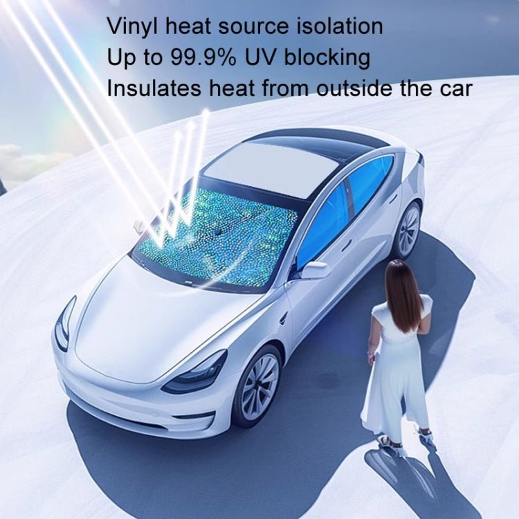 Car Sunshade Front Windshield Curtain Sunscreen Heat Insulation Car Window Front Windshield Cover(Universal) - Sound & Heat Insulation Cotton by buy2fix | Online Shopping UK | buy2fix