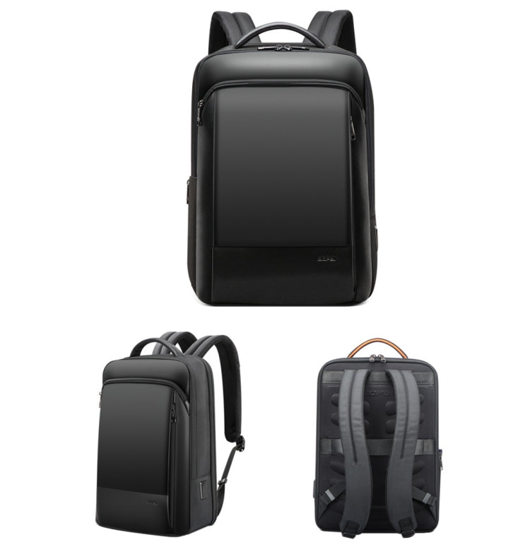 Bopai 61-53111 Large-capacity Waterproof Business Laptop Backpack With USB+Type-C Port(Black) - Backpack by Bopai | Online Shopping UK | buy2fix