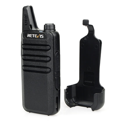 RETEVIS RT22 Hotel Mini Charging Two-Way Wireless Intercom Walkie Talkie(EU Frequency no Plug) - Handheld Walkie Talkie by RETEVIS | Online Shopping UK | buy2fix