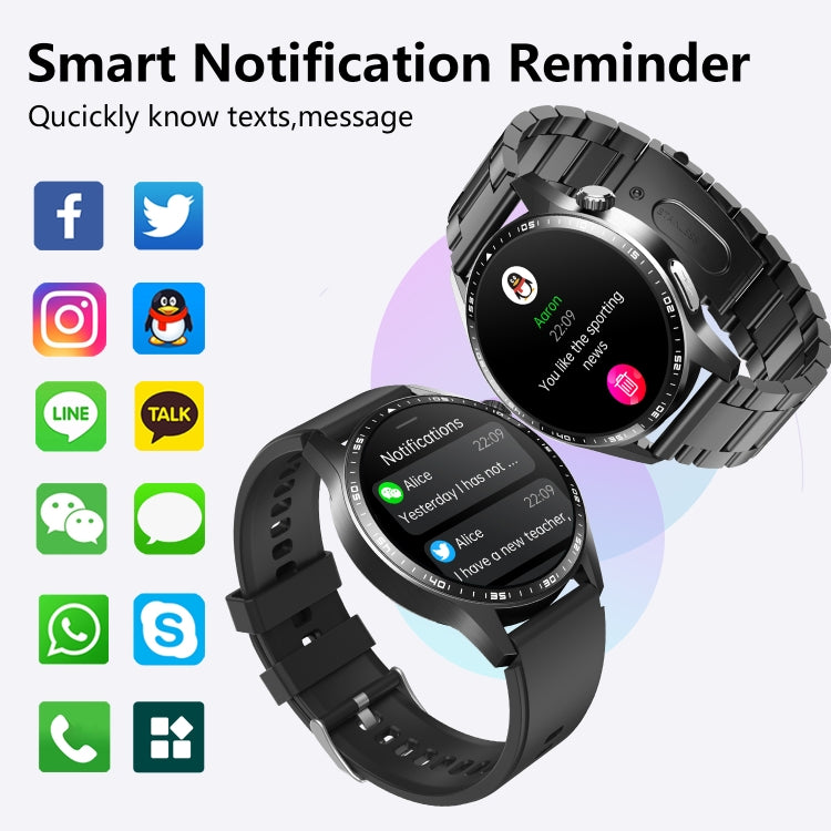 F400  1.55 Inch Screen Smart Watch Support ECG/ Blood Oxygen / Blood Sugar / 150+ Sports Mode, Color: Black Bamboo - Smart Watches by buy2fix | Online Shopping UK | buy2fix