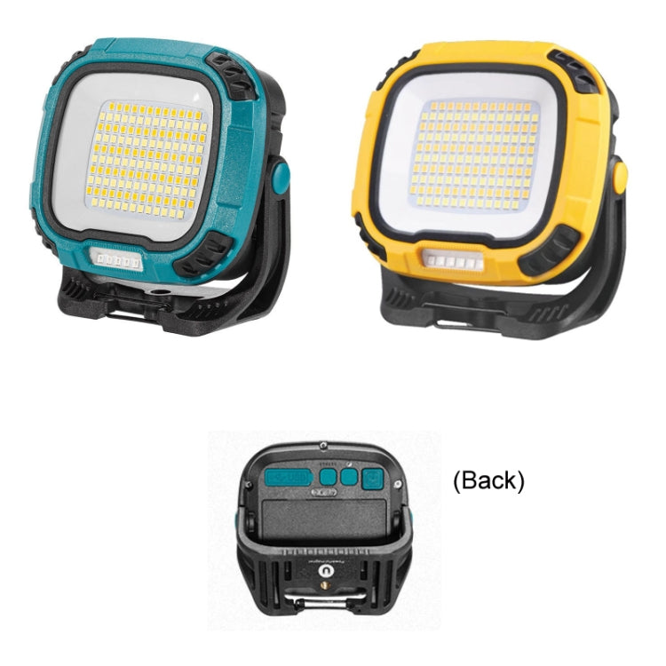 COB Work Lilight Type-C Charging Outdoor Lighting Floodlight(W892-1 Yellow Without Battery) - Camping Lighting by buy2fix | Online Shopping UK | buy2fix