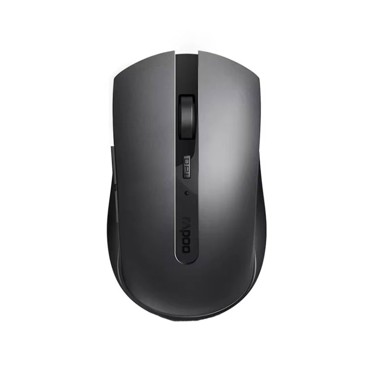 Rapoo M350G Bluetooth/2.4G Wireless Mouse Office Desktop Laptop Mute Mouse(Dark Gray) - Wireless Mice by Rapoo | Online Shopping UK | buy2fix