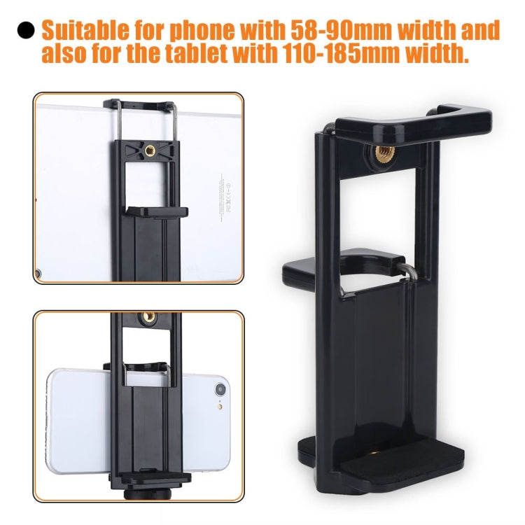 Universal 2 in 1 Tablet Phone Holder Clip Tripod Adapter Mount - Stand by buy2fix | Online Shopping UK | buy2fix