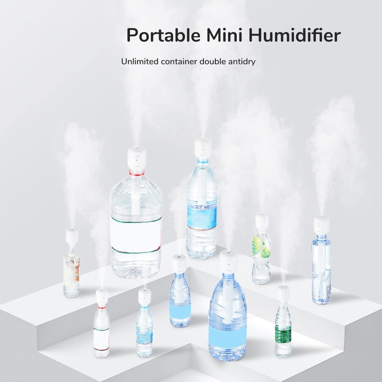 JisuLife JB07 Wireless High Mist Portable Humidifier, No Water Tank, Color: White 1100mAh - Air Purifiers & Accessories by JisuLife | Online Shopping UK | buy2fix