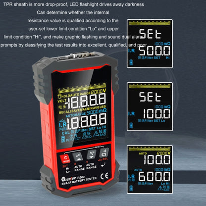 Battery Internal Resistance Tester Lead-Acid Alkaline Lithium Battery Tester, Model: IR502 - Battery & Resistance Tester by buy2fix | Online Shopping UK | buy2fix