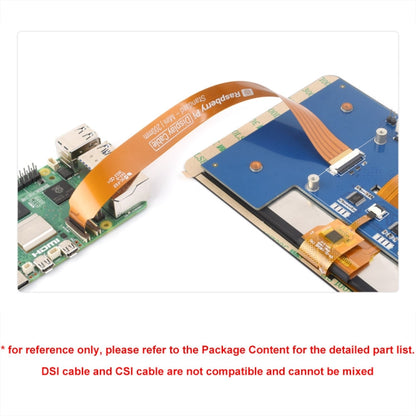 Waveshare 25947 For Raspberry Pi 5th DSI Display 22Pin To 15Pin Soft Cable FPC Cable, Spec: 300mm - Raspberry Pi Accessories by Waveshare | Online Shopping UK | buy2fix