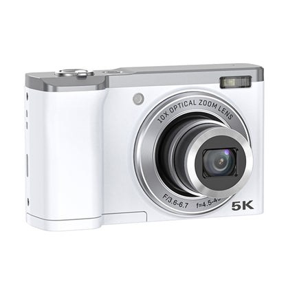 DC305X 5K/30FPS 2.8-Inch HD Shooting 5X Optical Zoom Anti-Shake Digital Camera, Color: White EU Plug - Children Cameras by buy2fix | Online Shopping UK | buy2fix