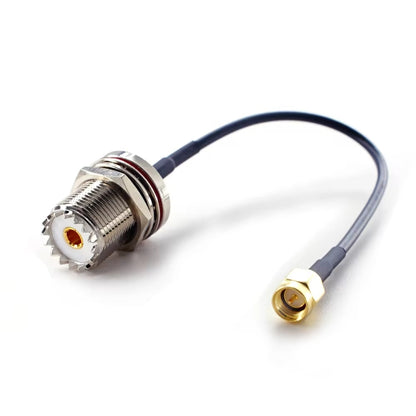 30cm SMA Male To SO239 UHF Female Coaxial RF Cable RG174 Coaxial Connector - Connectors by buy2fix | Online Shopping UK | buy2fix