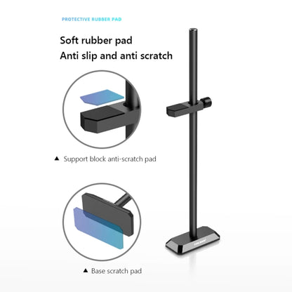 COOLMOON GH260 Desktop Computer Vertical Mounted Graphics Card Protection Shelf Metal Rod Magnetic Support Bracket, Color: GH260 Black - Caddies & Enclosures by COOLMOON | Online Shopping UK | buy2fix