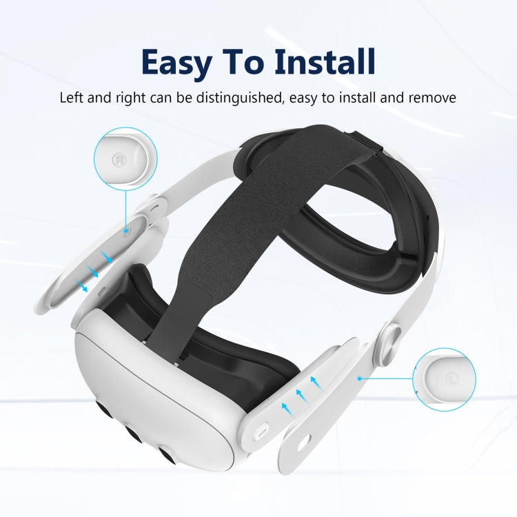 For Meta Quest 3 VR Headset Comfort Sponge Head Strap Replacement Parts - VR Accessories by buy2fix | Online Shopping UK | buy2fix