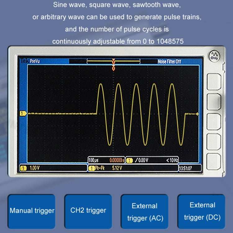 JUNTEK Programmable Dual-Channel DDS Function Arbitrary Waveform Signal Generator, Frequency: 30MHz(US Plug) - Other Tester Tool by buy2fix | Online Shopping UK | buy2fix