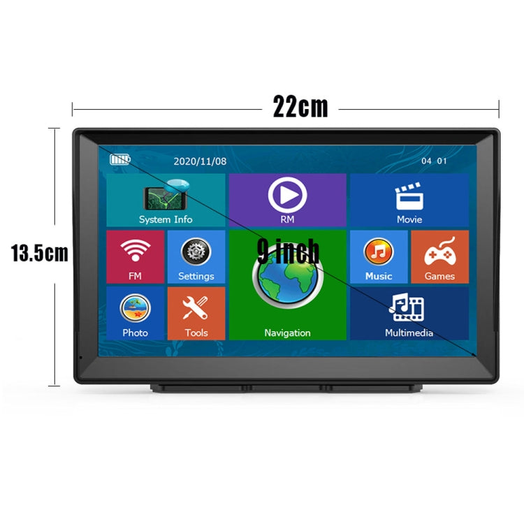 9 Inch 8G/256M Car GPS Navigator With Large Screen Capacitive Bluetooth Map, Area: United States, Canada, Mexico Map - Car MP3 & MP4 & MP5 by buy2fix | Online Shopping UK | buy2fix