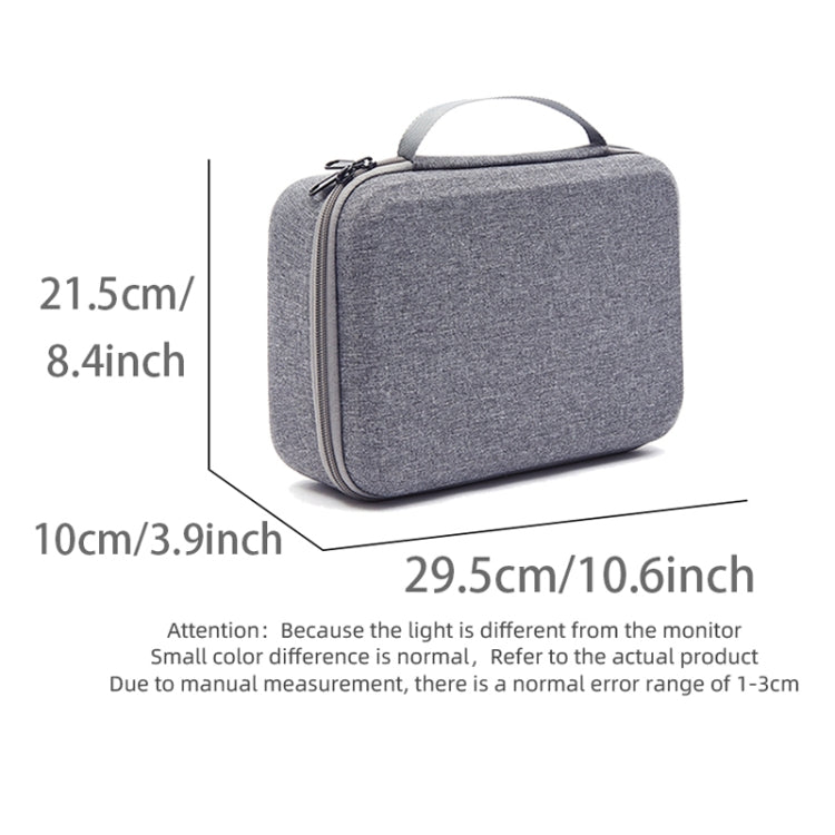 For DJI Neo Fly More Combo Carrying Case Handbag Protective Box(Gray + Red Inner) - Backpacks & Bags by buy2fix | Online Shopping UK | buy2fix