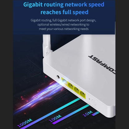 COMFAST CF-WR630AX 3000Mbps Dual-Band WiFi6 MESH Router 4x5dBi Antenna UK Plug - Wireless Routers by COMFAST | Online Shopping UK | buy2fix