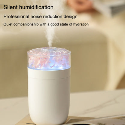 230ml Flower Air Humidifier USB Home Car Aroma Humidifier With Colorful Ambient Light(Pink) - Air Purifiers & Accessories by buy2fix | Online Shopping UK | buy2fix