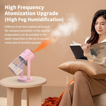 280ml Volcano Cup Rotating Air Humidifier Mini Colorful Ambient Light Car Aroma Diffuser(White) - Air Purifiers & Accessories by buy2fix | Online Shopping UK | buy2fix