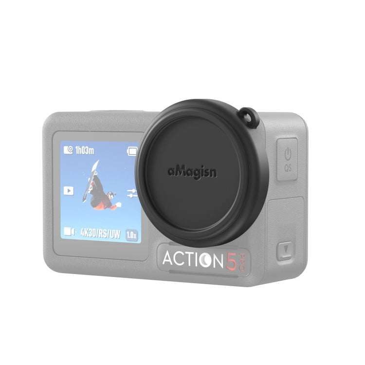 For DJI Osmo Action 5 Pro / 4 / 3 aMagisn Silicone Lens Protective Cover - Other by aMagisn | Online Shopping UK | buy2fix