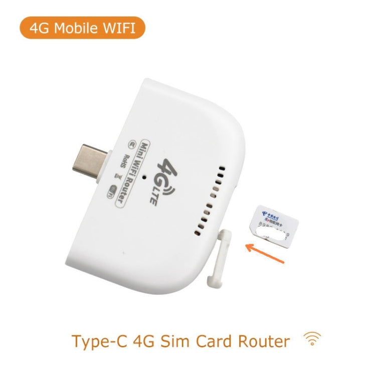 Asian Version 4G UFI Type-C Dongle LTE Nano Sim Card Mobile Router Portable Wireless Hotspot - 4G Mobile Wifi by buy2fix | Online Shopping UK | buy2fix