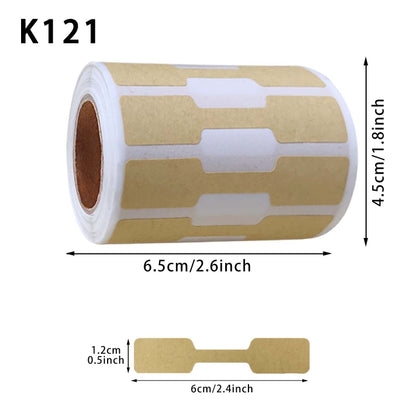 Jewelry Price Decoration Kraft Paper Handmade Stickers(K121) - Labels by buy2fix | Online Shopping UK | buy2fix