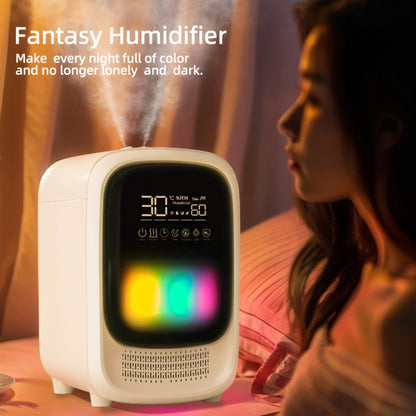 FS101 3.5L Colorful Light Home Bluetooth Music Aromatherapy Humidifier, Spec: AU Plug(Whtie) - Air Purifiers & Accessories by buy2fix | Online Shopping UK | buy2fix