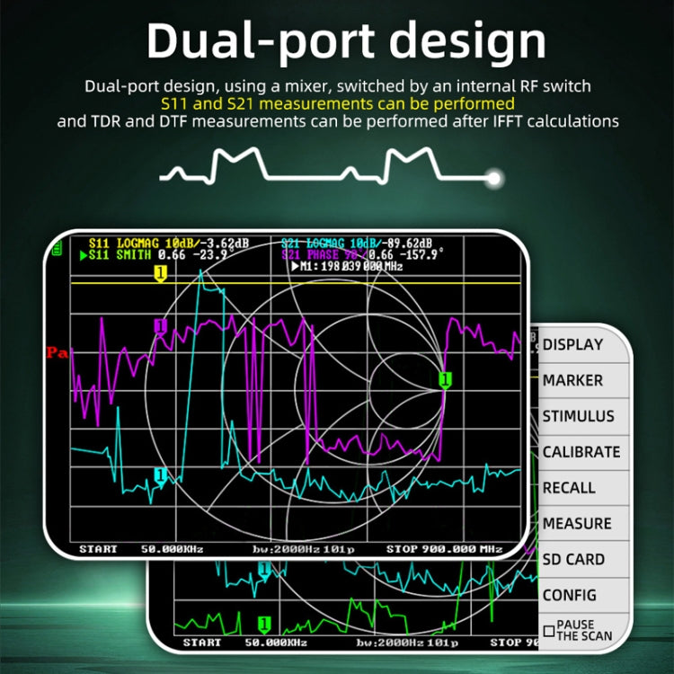 BSIDE P5 Handheld Vector Network Analyser Colorful Screen Network Tester - Lan Cable and Tools by BSIDE | Online Shopping UK | buy2fix