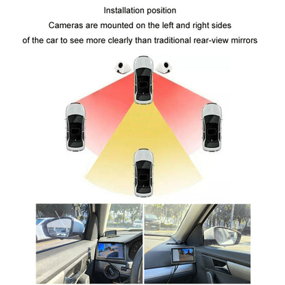 Punch-Free Car Imaging Side View Blind Spot Car Universal Night Vision Camera, Specifications: AHD1080P Black - Rear View Cameras by buy2fix | Online Shopping UK | buy2fix